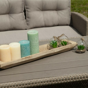 सर्वश्रेष्ठ विक्रेता प्लाईवुड एल आकार सोफे गुंबद रतन फर्नीचर बालकनी फर्नीचर 7 सीटर बालकनी फर्नीचर आउटडोर - Product Image 3