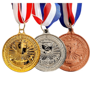 Medaglia Personalizzata Vuota per 1°, 2°, 3° Posto, Creativa per Bambini, Studenti, Competizioni Sportive, Personale, <span class=keywords><strong>con</strong></span> <span class=keywords><strong>Nome</strong></span> Inciso al Laser - Product Image 1
