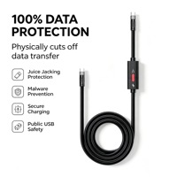 Cable de Carga Seguro USB-C de 120W con Bloqueo de Datos, Personalización de Fábrica, Protección de Seguridad de Datos, Cable de Carga Rápida USB-C