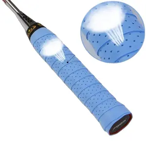 Alta qualità PU Overgrip personalizzato Tennis e Badminton racchetta impugnature grande assorbimento del sudore antiscivolo per la pesca