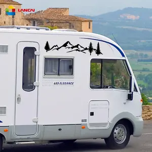 Xe Phụ Kiện Trang Trí Cây Leo Núi SUV RV Camper Xe Kiểu Dáng Xe Đề Can