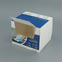 FSC Vente en gros Boîtes de papier d'emballage pliantes à conception personnalisée Boîte de papier avec logo personnalisé Boîte de lingettes pour les soins de la peau