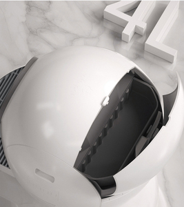 Großhandels preis <span class=keywords><strong>High</strong></span> <span class=keywords><strong>Tech</strong></span> Wifi Automatische intelligente elektrische Katzen toilette DC12V Große intelligente Selbst reinigung - Product Image 3