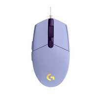 Souris de jeu filaire Logitech G203 originale, souris de jeu de bureau pour ordinateur PC Gamer