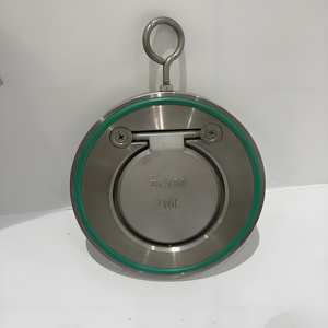 Valvola di ritegno a battente singola DIDLINK DN100, tipo a farfalla/wafer, con guarnizioni in gomma/PTFE/EPDM, per acqua a media temperatura, manuale - Product Image 2