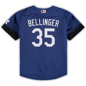 FOXA Cody Bellinger Los Angeles Dodgers Azul # 35 Camiseta de jugador City Connect para niños pequeños de 2 a 4 años - Product Image 3