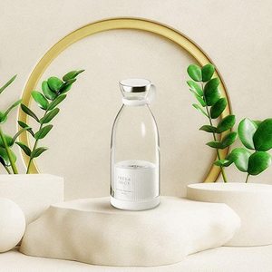 MYVOES en çok satan 350ml paslanmaz çelik şarj edilebilir USB yavaş sıkacağı 4/6 bıçakları Mini taşınabilir açık ve araç kullanımı Blender - Product Image 3