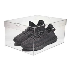 Factory Wholesale Large Plastic Sneaker Storage Display Clear Acrylic Shoe Box