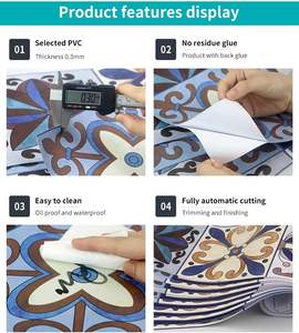 Autocollant d'escalier en marbre peintures murales d'escalier décor rayures peler et coller contremarches d'escalier autocollants bricolage décorations pour la maison - Product Image 6