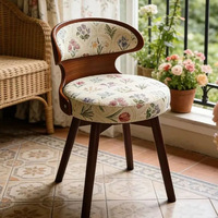 Chaise de salle à manger confortable en cuir nordique, motif unique, accoudoirs durables pour la maison, l'espace commercial et les espaces de vie EN12520