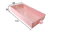 Boîte cadeau en papier rigide recyclable, personnalisable, épaisseur 2 mm, avec revêtement UV, pour le rangement de cosmétiques et de faux cils, bijoux et montres