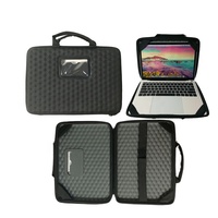 Étui pour Chromebook imperméable, antichoc et durable avec porte-carte d'identité pour Chromebook, ordinateur portable, étui pour l'école et les affaires