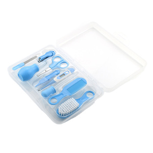 9 pièces Silicone bébé produits Kit de soins de santé ensemble Portable maison utilisé bébé soins Kit cadeaux bébé toilettage ensemble fournitures médicales - Product Image 2