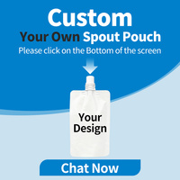 Emballage personnalisé YSH, pochette transparente avec bec verseur, sachets souples en plastique pour boissons, petits sachets pour jus