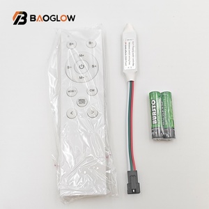 2025 all'ingrosso nuova innovazione 12 chiavi Wireless Rf Ws2811/2812 da Running Led <span class=keywords><strong>Mini</strong></span> Cct Led <span class=keywords><strong>Mini</strong></span> Dc striscia di luce Dimmer Rf <span class=keywords><strong>Controller</strong></span> - Product Image 1