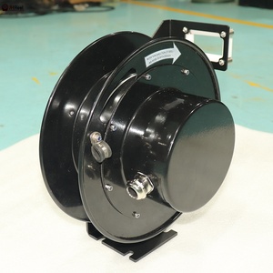 Bobine de câble rétractable à ressort en alliage d'aluminium, avec anneau collecteur en alliage doré 3 conducteurs, portable pour scène, vente en gros directe usine - Product Image 2