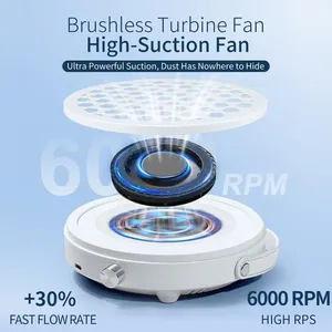 Aspirateur de poussière pour ongles avec 30 filtres, portable, 0-6000 tr/min, faible bruit, extracteur de poussière pour ongles - Product Image 4