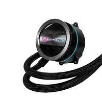 Refroidisseur de processeur liquide VALKYRIE GL-360 AIO avec radiateur de 360 mm, tête de pompe métallique à détection de gravité, éclairage ARGB, haute performance pour PC