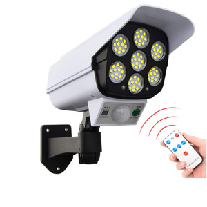 Solar Powered Simulated Surveillance <b>Light</b> Outdoor Waterproof LED <b>Camera</b> <b>Light</b> Gun Type Fake <b>Security</b> Device - Product Image 2