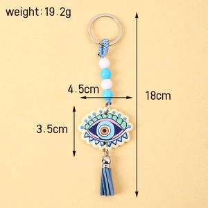 Novo Design para 2026: Decoração Religiosa Moderna e Elegante para Casa e Igreja – Janela Redonda Durável de Resina com Olhos Azuis para Pendurar na Parede - Product Image 3