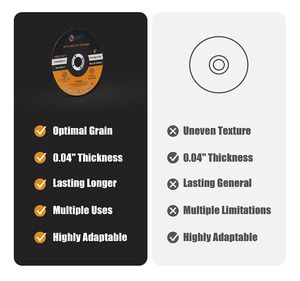 En stock 300 PCS Disques de coupe 6"X 0.045 X 7/8" pour métal et <span class=keywords><strong>béton</strong></span>, pour <span class=keywords><strong>meuleuse</strong></span> d'angle, livraison rapide SATC - Product Image 5