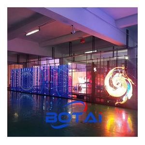 Layar LED Transparan Perekat Botai P3.91-7.8 Indoor 1000x1000 pada Panel Kaca - Product Image 2