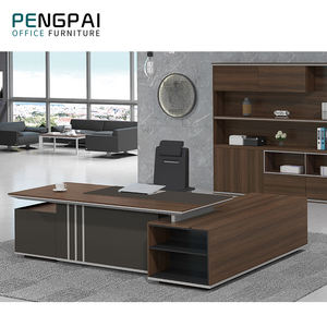 Moderno resistente al calor Gerente <span class=keywords><strong>General</strong></span> Escritorio de oficina MDF en forma de L Muebles de oficina Mesa Ejecutiva para oficina Mesa de oficina - Product Image 4