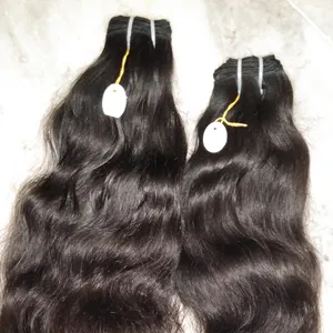 未加工的雷米人类头发编织来自印度.未经加工的处女印度雷米人类头发编织.质量脱落免费雷米
