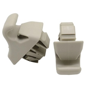 Mitsubishi Sun Visor <b>Clips</b> MR779704 MR779705 Beige Gray Makeup Mirror Fixing <b>Hooks</b> For Pajero V73 V77 V93 V97 - Product Image 3