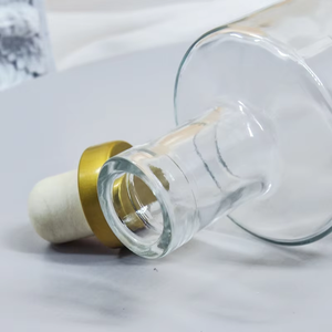 <span class=keywords><strong>Bouteille</strong></span> en verre de silex en gros 200 ml <span class=keywords><strong>Petite</strong></span> <span class=keywords><strong>bouteille</strong></span> de liqueur Mini <span class=keywords><strong>bouteille</strong></span> en verre pour vin avec bouchon - Product Image 3