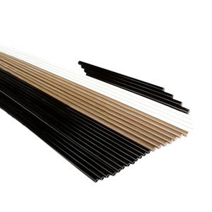 Tube en fibre de verre noir rond de 6 mm, 8 mm, 11 mm, tuyau en FRP - Product Image 1