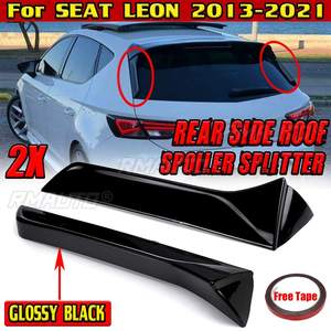 Par de alerones de ventana para Seat Leon 5F FR Mk3 MK3.5, alerón de techo trasero, borde lateral, solapa trasera, alerón vertical trasero - Product Image 1