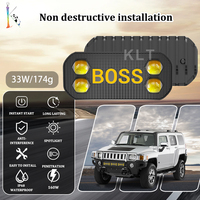 Nouvelle lampe de travail KLT style Boss 4/6 LED, phare de conduite tout-terrain à faisceau spot pour camions, Jeeps, tracteurs, SUV, ATVs, bateaux