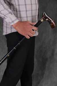 Elegante Bastón de Madera Hecho a Mano con Incrustaciones de Resina, Perfecto para la Asistencia Diaria al Caminar o como Regalo - Product Image 4