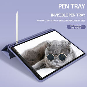 Étui de nouvelle <span class=keywords><strong>génération</strong></span> pour <span class=keywords><strong>iPad</strong></span> Pro12.9 3e/4e étui pour tablette intelligente avec porte-crayon pour <span class=keywords><strong>iPad</strong></span> Air13 2024 2025 étui de protection - Product Image 5