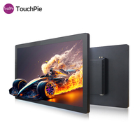 Écran tactile PCAP de 15,6 pouces, moniteur industriel Android avec USB VGA DVI