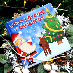 Set di 2 Libri Illustrati in Inglese per Bambini, Serie Natalizia in Cartone Personalizzato, <span class=keywords><strong>Educazione</strong></span> Precoce per Stimolare le Menti dei Piccoli - Product Image 3
