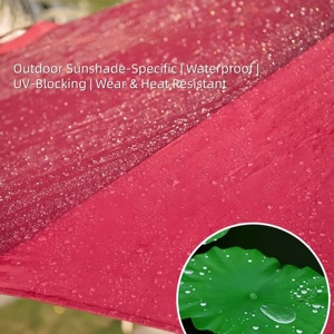 Commercial Modern Iron Offset Patio Umbrella with Solar LED Beads Waterproof LED <b>Lighted</b> Cantilever Umbrella B2B Supply - Product Image 5