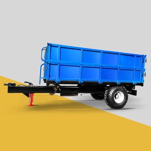 Venta al por mayor de fábrica 3 Ton 5 Ton 7 Ton 4 Wheel Farm Utility Trailer Mobile Mini Dump Trailer para la venta - Product Image 5