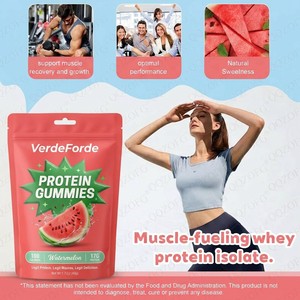 Gomitas de Proteína de Colágeno Antienvejecimiento con Mezcla de Sandía y Extractos Herbales, Suplemento Profesional para Cabello y Piel de Marca Privada - Product Image 2