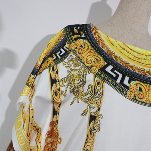 Printing Loose African Digital Printing Bat Short Sleeves Female <strong>Long</strong> <strong>Kaftans</strong> - Product Image 6
