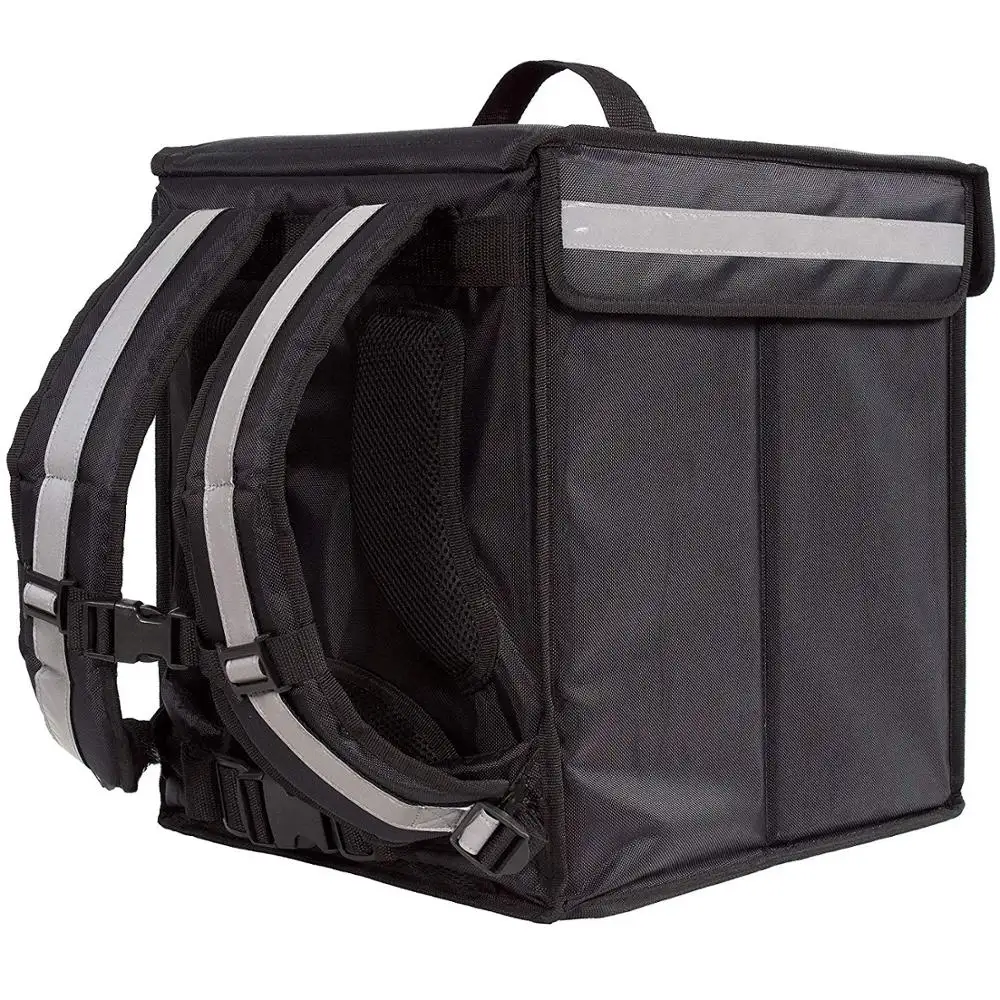 Katlanabilir su geçirmez pizza taşıma çantası gıda teslim sırt çantası ticari kalite yalıtımlı gıda ısıtıcısı gıda dağıtım çantası