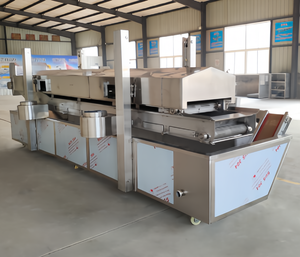 Máquina automática para hacer aperitivos de maíz frito Línea de producción de freidora Chips Máquina para freír continuamente - Product Image 3