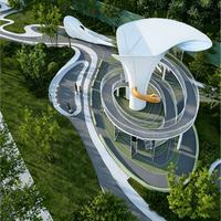 Diseño de Paisajes para Parques Ecológicos, Planificación y Diseño de Paisajes Verdes Urbanos Sostenibles, Dibujos de Construcción
