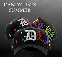 Casquette de baseball originale 2025 en daim à large bord avec applique en strass brodée et logo personnalisé - Chapeau G5 Gorra Barbas