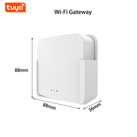 Système d'alarme incendie intelligent sans fil Tuya, Hub WiFi, Station de base intelligente, Passerelle ABS, Solution de sécurité incendie et gaz pour la maison, Installation facile