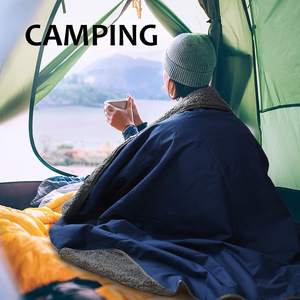 Coperta impermeabile Sherpa pile stadio antivento tappetino per viaggiare campeggio trekking <span class=keywords><strong>calcio</strong></span> - Product Image 5