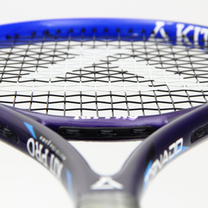 Raquette de <span class=keywords><strong>tennis</strong></span> junior en fibre de carbone de couleur personnalisée, 27 pouces, haute qualité, 224g, 100 faces, motif de cordage 16x19 - Product Image 5