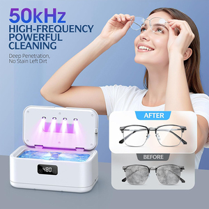 Nouvelle machine de nettoyage à ultrasons pour bijoux, électrique, 50 kHz, 5 modes, nettoyage en profondeur, avec minuterie numérique - Product Image 4
