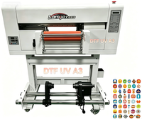 Stiker Label BL Factory Outlet DTF UV A3 300 Printer Harga Grosir Film AB Putih dan Warna UV Perekat Printer Ketahanan Tinggi